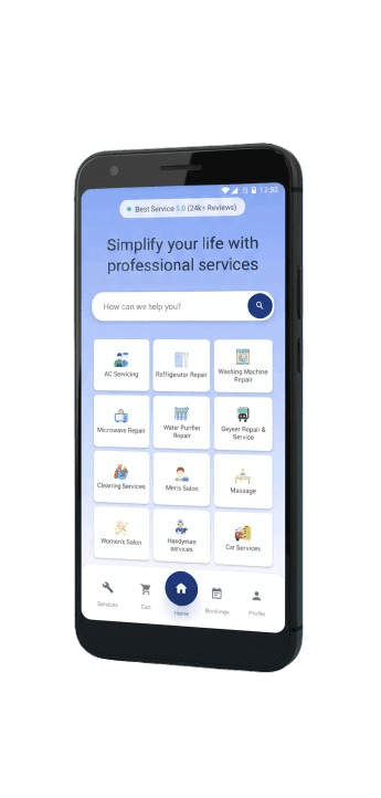 Serveasier Mobile App - Primary View