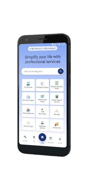 Serveasier Mobile App - Primary View